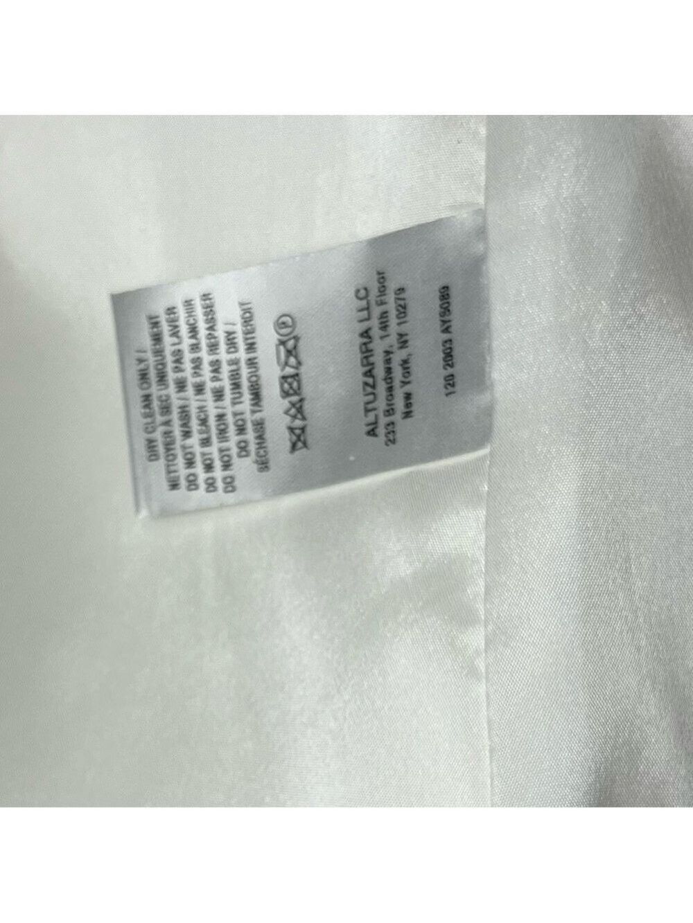 Altuzzara Women’s Fenice Two-Button Jacket Blazer Optic White 40 US 8 - Picture 13 of 15